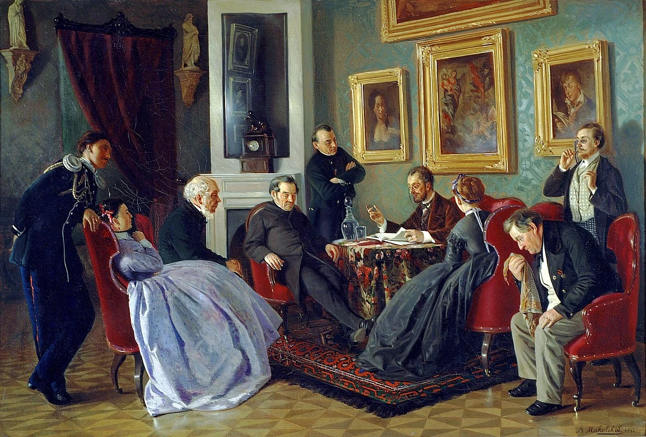 Gruppo di lettura - Galleria Tret'jakov